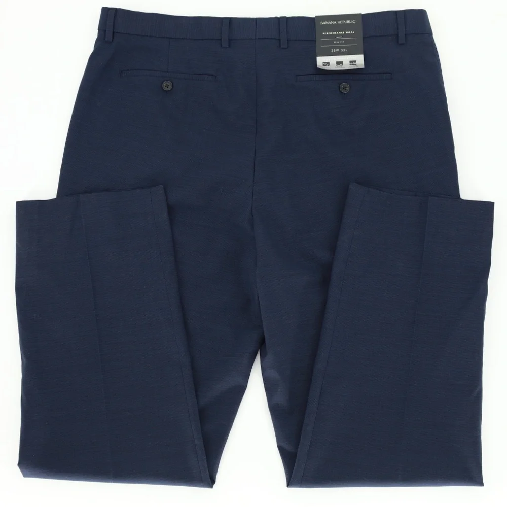 BANANA REPUBLIC SLIM FIT‎ PERFORMANCE WOOL PANTS